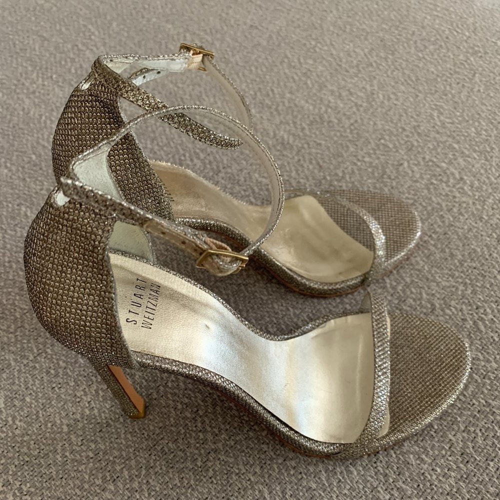 Stuart Weitzman Metallic Nudistsong Stiletto